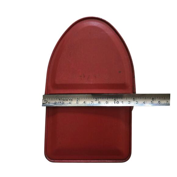 VTG Aladdin Industries Metal Dome Snap Buckle Red Lunch Box - Picture 10 of 11